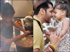 करणवीर बोहरा की दो साल की बेटी ने किचन में बनाया खाना, देखें प्यार भरा वीडियो