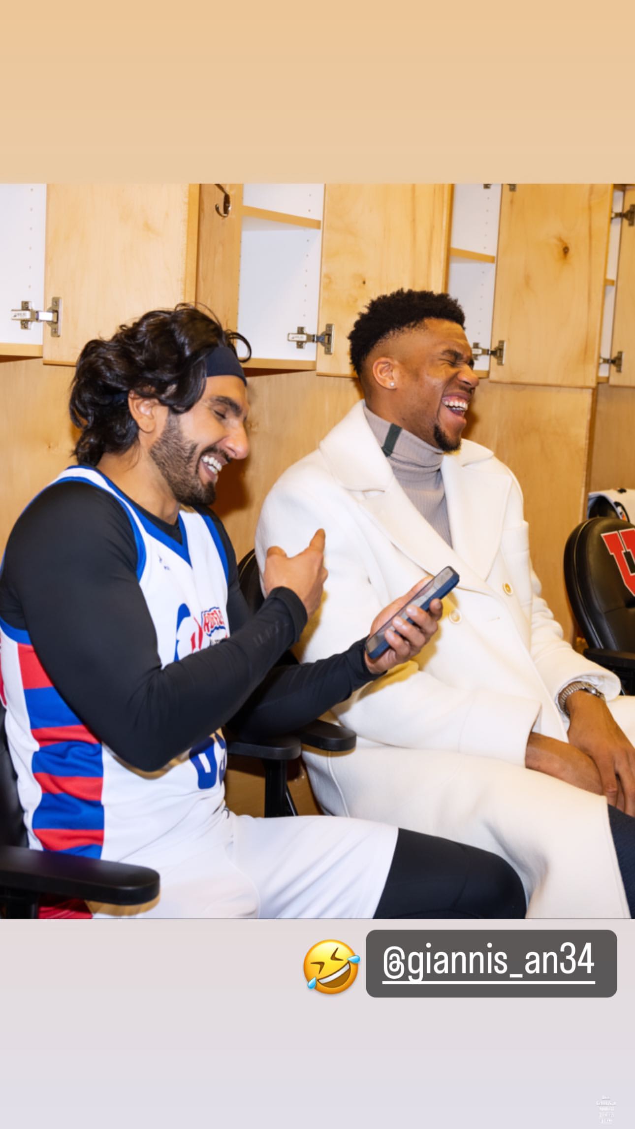 Ranveer Singh Shares A PIC With Hollywood Actor Ben Affleck At NBA All-Star Celebrity Game 2023