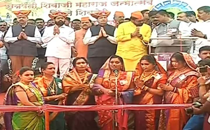 शिवनेरी गडावर मोठ्या उत्साहात शिवजयंतीचा सोहळा संपन्न झाला.