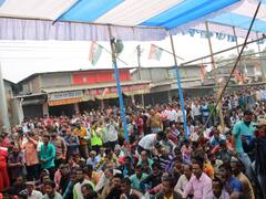 TMC Stages Sit-In Near Nisith Pramanik's Home Seeking Justice For Youth 'Shot Dead By BSF'