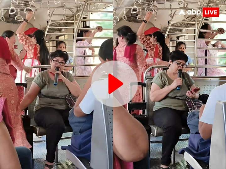 Mumbai Viral Video Local Train cancer survivor women singing song know detail Mumbai Viral Video: मुंबई लोकल में महिला का गाना गाते वीडियो वायरल, वजह जानकार आपकी आंखों में आ जाएंगे आंसू