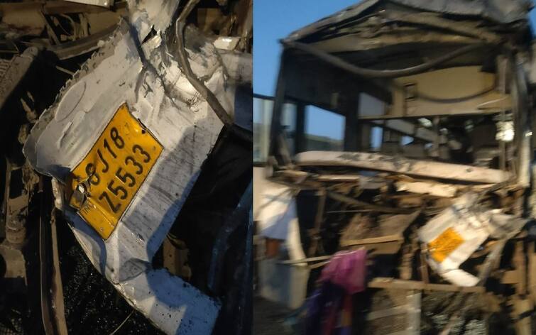 Accident: Dhanduka Bagodara Road ST bus and truck accident near Lolia village, one dead, over 10 injured Accident: ધંધુકા- બગોદરા રોડ લોલીયા ગામ પાસે ST બસ અને ટ્રકનો અકસ્માત, એકનું મોત, 10થી વધુ ઘાયલ