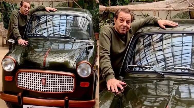 dharmendra bought second hand fiat car with his first salary from his movie said agar film hero na ban saka toh taxi chalaunga Dharmendra: ਧਰਮਿੰਦਰ ਨੇ ਪਹਿਲੀ ਫਿਲਮ ਦੀ ਸੈਲਰੀ ਤੋਂ ਖਰੀਦੀ ਸੀ ਪੁਰਾਣੀ ਕਾਰ, ਬੋਲੇ ਸੀ- 'ਜੇ ਫਿਲਮਾਂ ਨਾ ਚੱਲੀਆਂ ਤਾਂ ਟੈਕਸੀ ਚਲਾਵਾਂਗਾ'