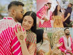Hardik Pandya Pics: शादी के बाद सामने आई हार्दिक-नताशा की हल्दी-मेहंदी की तस्वीरें, एक-दूसरे के प्यार में डूबा दिखा कपल