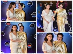 Alia Bhatt And Rekha Pose Together At Dadasaheb Phalke Awards 2023 Red Carpet. In Pics