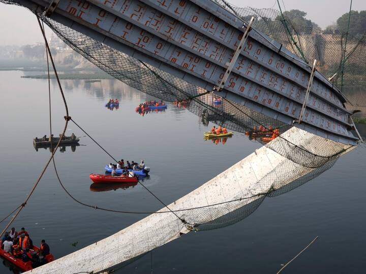 2022 Morbi bridge collapse SIT Report old suspenders wires broken Oreva Group Gujarat Morbi Bridge Collapse: क्यों हुआ था मोरबी पुल हादसा? खस्ताहाल केबल... टूटे हुए तार, SIT जांच में सामने आई कई वजहें