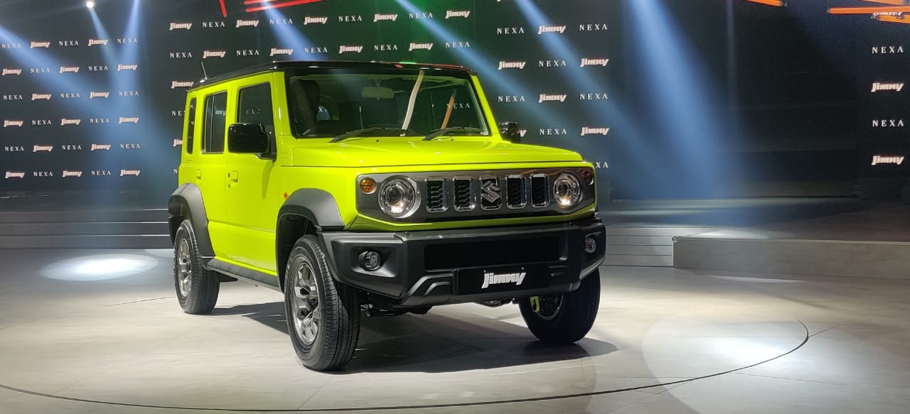 Maruti Suzuki Jimny: મારુતિ સુઝુકી જિમ્ની – 5 ડોરને કરાઈ શો કેસ, પ્રથમ તબક્કામાં અમદાવાદ સહિત આ 9 શહેરોમાં થશે ઉપલબ્ધ