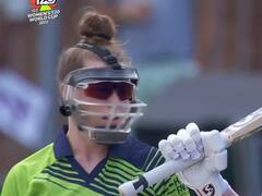 नए अंदाज़ में दिखीं आयरलैंड की विकेटकीपर मैरी वाल्ड्रॉन, अनोखा हेलमेट लगाकर विकेट के पीछे आईं नज़र