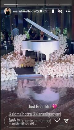 White Decor To Piano Music, Inside Sidharth Malhotra-Kiara Advani Mumbai Reception - See Pics