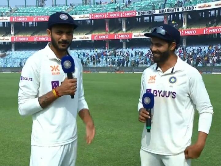ind vs aus delhi test Ravindra Jadeja told about his mindset teammates axar patel watch video VIDEO: ऑस्ट्रेलिया के खिलाफ शानदार परफॉर्मेंस का जडेजा ने खोला राज, बताया किस माइंडसेट से खेला मैच