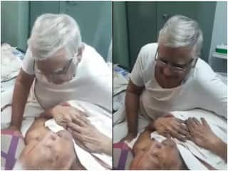 अपने 105 साल के पिता के लिए 68 साल के बुजुर्ग ने गाना गाया, अब इस वक्त का वीडियो वायरल है