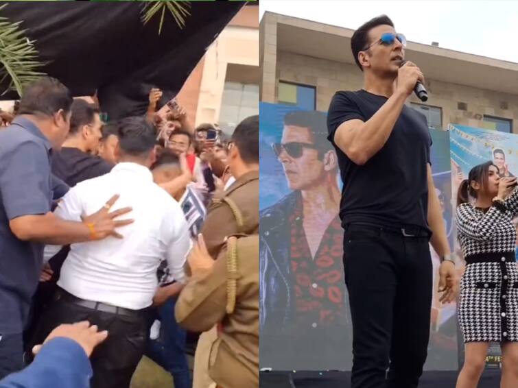 Akshay Kumar Hugs Fan Who Was Shoved By Security During 'Selfiee' Promotions. Watch