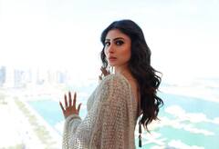 Mouni Roy Raises The Heat In Falguni Shane Peacock Saree. See Pics