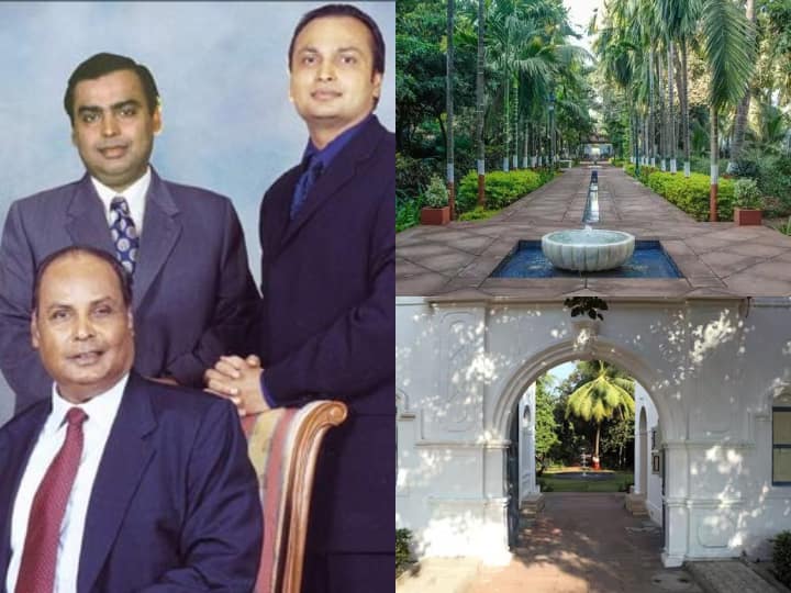 Ambani Family House in Gujarat: धीरूभाई अंबानी का जन्म गुजरात के चोरवाड़ गांव में 28 दिसंबर 1932 में हुआ था. यहां उनका सौ साल से भी अधिक पुराना मकान है.