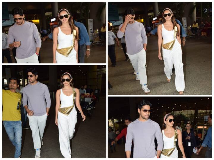 Sidharth Malhotra and Kiara Advani were spotted arriving at Mumbai airport this evening, and they looked stunning! See pictures here.