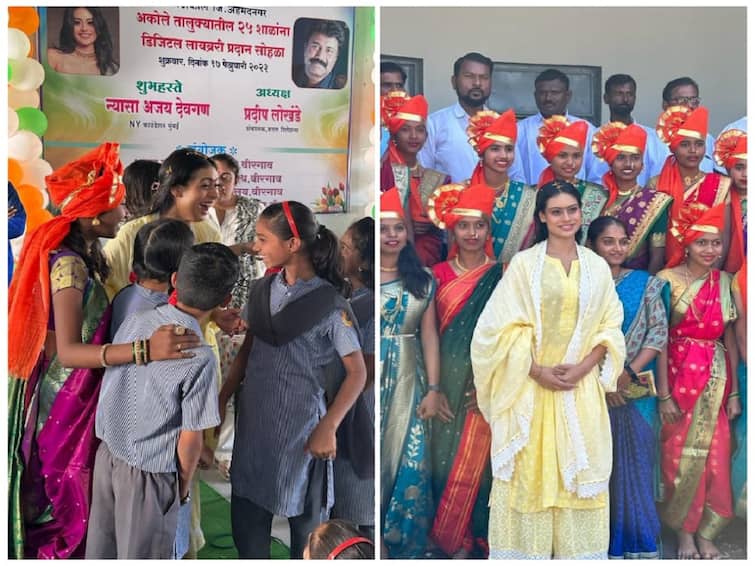 Kajol Ajay daughter Nysa Devgn fumbles while speaking hindi at an event for underprivileged students watch video here Nysa Devgn Fumbles While Speaking Hindi During An Event For Underprivileged Students. WATCH