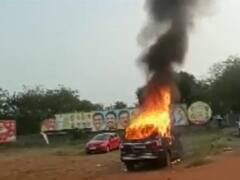 WATCH: TDP Office, Cars Vandalised After Clash With YSRCP Workers In AP’s Gannavaram