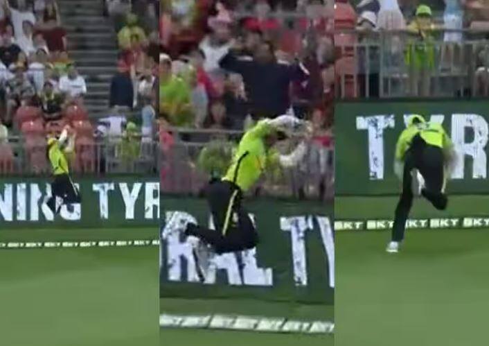 Ben cutting win the best catch of the season award 2022 23 in big bash league  Watch: આ શાનદાર કેચ માટે બેન કટિંગને મળ્યો 'બેસ્ટ કેચ ઓફ ધ સીઝન'નો એવોર્ડ, જુઓ વીડિયો