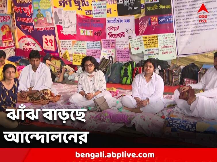 decision to observe the day of shame during the lunch break DA Agitation: ঝাঁঝ বাড়ছে আন্দোলনের, মধ্যাহ্নভোজের বিরতিতে ধিক্কার দিবস পালনের সিদ্ধান্ত