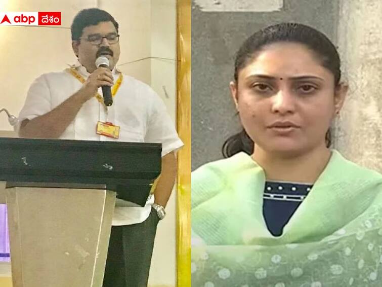 Chandana wife of TDP Leader Pattabhiram meets her husband at GGH reports పోలీసుల కళ్లుగప్పి జీజీహెచ్ కు పట్టాభి భార్య చందన! - నేడు రాజమండ్రి సెంట్రల్ జైలుకు టీడీపీ నేతలు