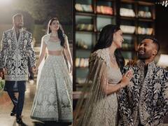 Hardik Pandya: ‘கொடுவா மீனு ஒன்னு இடிச்சு கடலில் கப்பல் கவுந்து போச்சு’..ஹர்திக் பாண்டியாவின் கல்யாண க்ளிக்ஸ்!