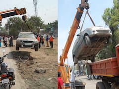 Photo: औरंगाबाद महापालिकेकडून बेवारस चारचाकी वाहने जप्त