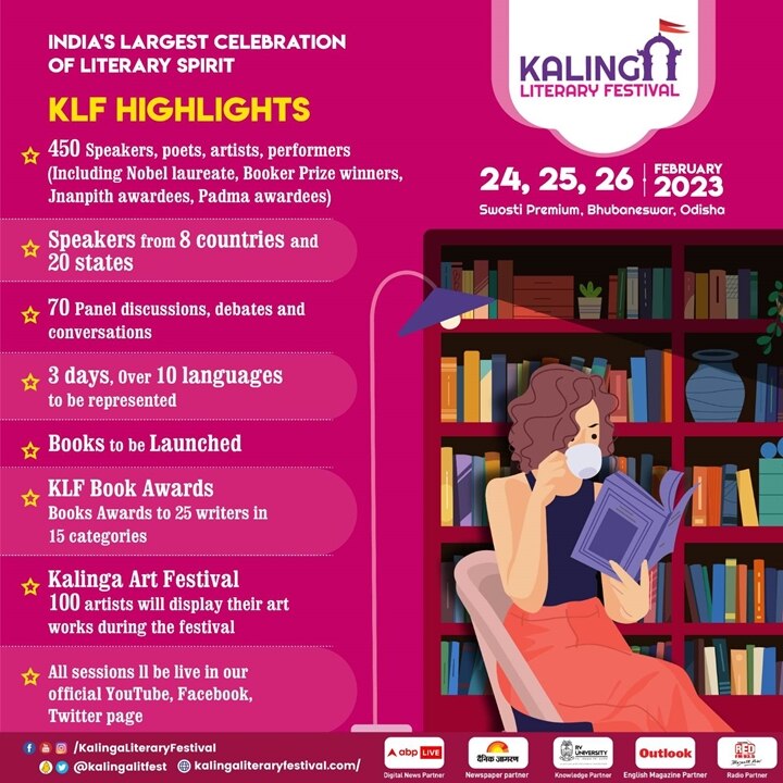 Kalinga Literary Festival 2023 To Kick Off From Feb 24, Over 500 Speakers From 10 Countries To Attend