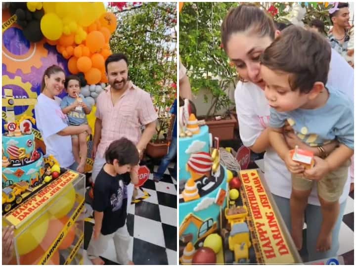 Kareena and Saif’s younger son Jeh’s second birthday party was full of fun, pictures surfaced