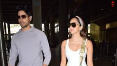 Sidharth Kiara in Airport: সিদ্ধার্থের সঙ্গে ফুরফুরে মেজাজে বিমানবন্দরে কিয়ারা, রইল সেরা ১০ ছবি