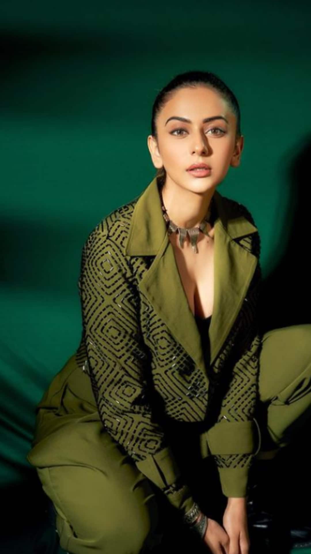 Rakul Preet Singh Slays In Green And Black Outfits