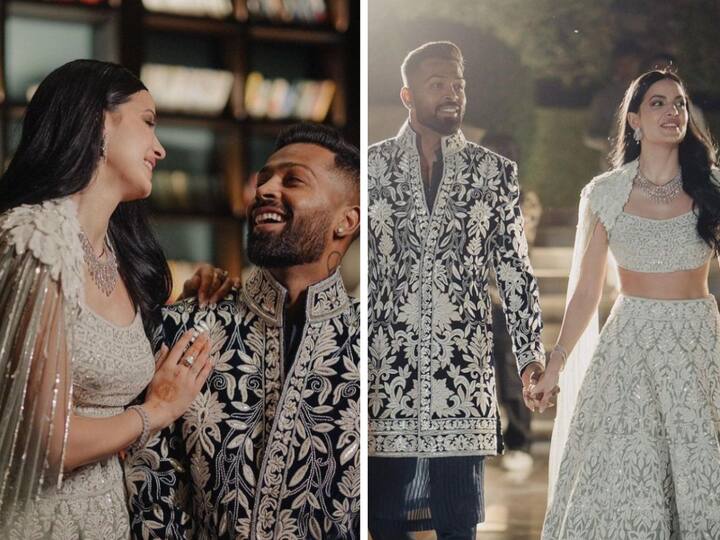 Hardik Pandya and Natasa Stankovic recently shared images from their sangeet ceremony. Here are the pictures: