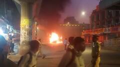 BEST Bus Fire : भर गर्दीच्या वेळी मुंबईत 'बर्निंग बस'चा थरार; अंधेरी स्थानकाजवळ बस जळून खाक