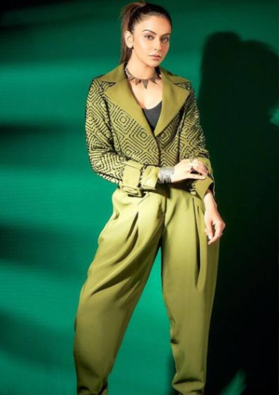 Rakul Preet Singh Slays In Green And Black Outfits