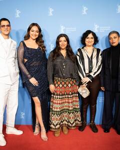 Sonakshi Sinha Glams Up In A Saree As She Attends Her First International Red Carpet. See Pics