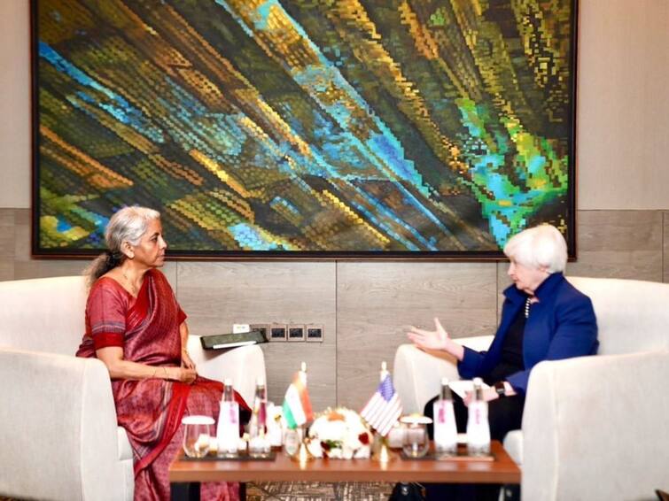 FM Nirmala Sitharaman, US Treasury Secretary Janet Yellen Meet Ahead Of G20 Meeting In Bengaluru FM Nirmala Sitharaman, US Treasury Secretary Janet Yellen Meet Ahead Of G20 Meeting In Bengaluru