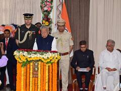 बिस्वा भूषण हरिचंदन बने छत्तीसगढ़ के राज्यपाल, चीफ जस्टिस अरूप कुमार गोस्वामी ने दिलाई शपथ