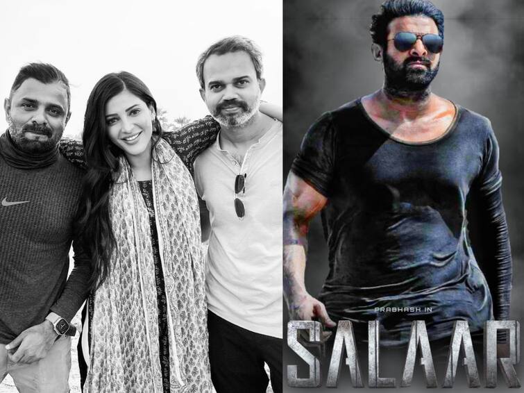 Salaar update Shruti Haasan wraps up Prabhas starrer Prashanth Neel Movie Salaar update: ஷூட்டிங் முடிச்சாச்சு... எகிறும் எதிர்பார்ப்பு... சலார் அப்டேட் தந்த ஸ்ருதி ஹாசன்
