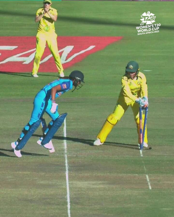 तीन विकेट झटपट पडल्यानंतर कर्णधार हरमनप्रीत आणि जेमिमा यांनी भारताचा डाव सावरला. जेमिमाने अवघ्या 24 चेंडूत 43 धावांची खेळी केली. तर हरमनप्रीतने कर्णधाराला साजेशी खेळी करताना अर्धशतक झळकावले.