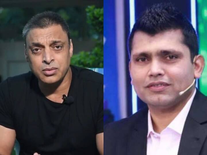 Shoaib Akhtar mocked Kamran Akmal on live TV calling Skreen instead of Screen Video Goes Viral On Social Media Watch: सकरीन नहीं भाई, स्क्रीन होता है...', शोएब अख्तर ने लाइव शो में कामरान अकमल की अंग्रेजी का उड़ाया मजाक, वीडियो वायरल