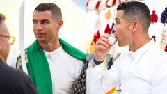 Cristiano Ronaldo: সৌদি আরবের প্রতিষ্ঠা দিবসের অনুষ্ঠানে ঐতিহ্যশালী আরব পোশাকে নজর কাড়লেন রোনাল্ডো
