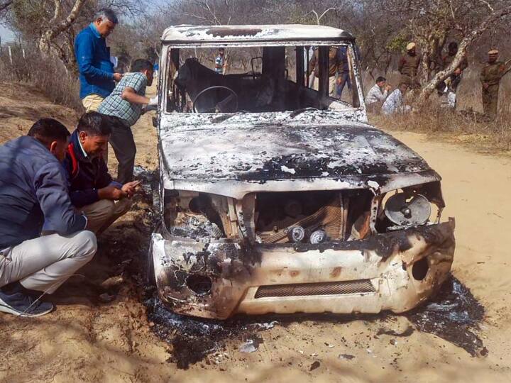 Nasir Junaid were driven in car for 16-17 hours before burning Rajasthan police Claim Rajasthan: जलाने से पहले नासिर-जुनैद को 16-17 घंटे तक गाड़ी में घुमाया, गौशाला में मिली स्कार्पियो, राजस्थान पुलिस का खुलासा