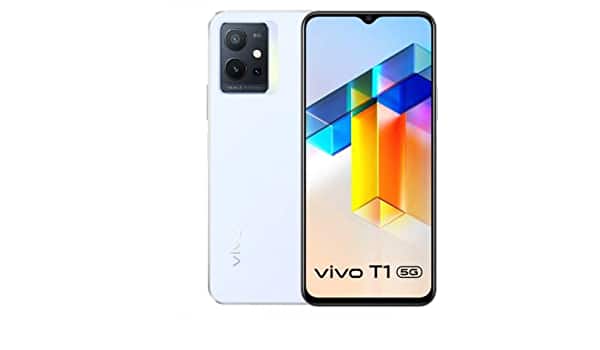 Vivo T1 : इस फोन के 8GB रैम और 128 GB स्टोरेज वाले वैरिएंट की कीमत 19,990 रुपये है. फोन में क्वालकॉम स्नैपड्रैगन 695 चिपसेट दिया गया है. फोन में 6.44 इंच की एमोलेड स्क्रीन, 50MP प्राइमरी कैमरा, 2MP बड़ा स्केल मॉड्यूल और 2MP डीप सेंसर दिया गया है. फोन 44W चार्जिंग सपोर्ट और 5000mAh की बैटरी के साथ आता है.