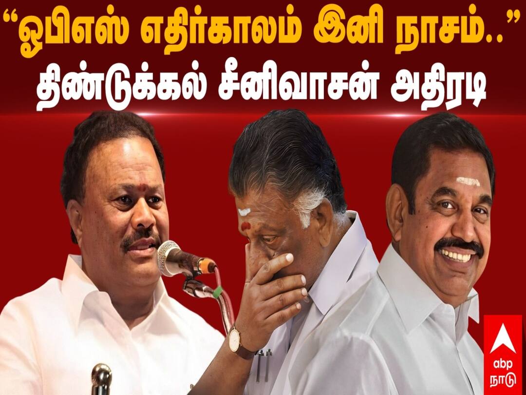 EXCLUSIVE: ஓபிஎஸ் எதிர்காலம் நாசமா போச்சு, முடிஞ்சு போச்சு... திண்டுக்கல் சீனிவாசன் ஏபிபி நாடுக்கு பிரத்யேக பேட்டி!