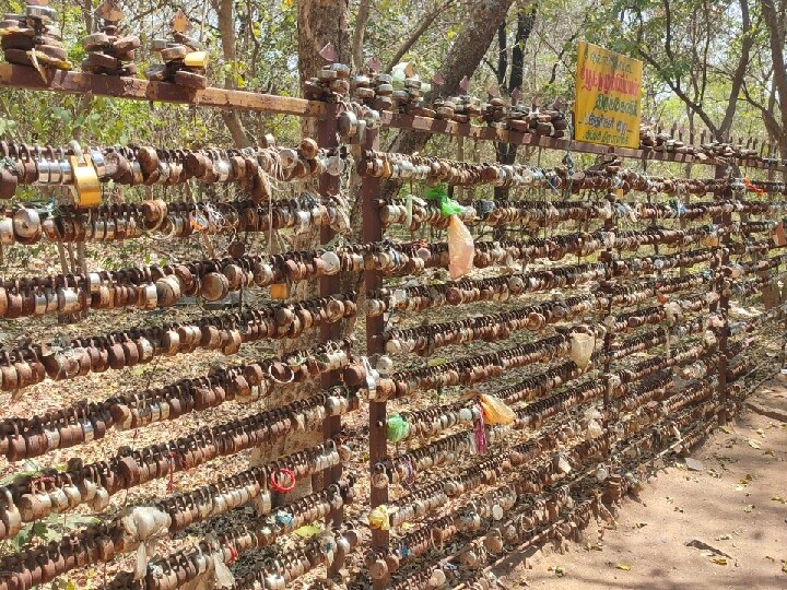 Pootu Muniyappan Kovil: பூட்டு போட்டு வேண்டுதல் வைத்தால் பிரச்னைகளை தீர்த்து வைக்கும் ஆலங்குட்டை பூட்டு முனியப்பன்