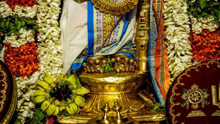 ஸ்ரீரங்கம் ரெங்கநாதர் கோவில் தெப்பத்திருவிழா கோலாகலமாக  தொடக்கம்