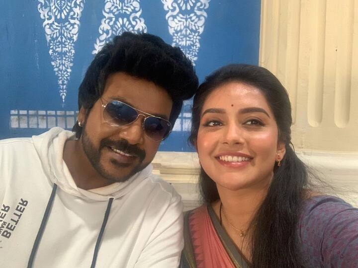 சந்திரமுகி 2 படத்தில், ராகாவா லாராண்ஸுடன் மஹிமா நம்பியார், எடுத்த போட்டோ