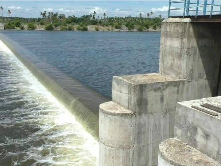 Karur Water stopped coming to Periya Andal temple barrage TNN கரூர் பெரிய ஆண்டாங் கோவில் தடுப்பணைக்கு  நீர்வரத்து நின்றது