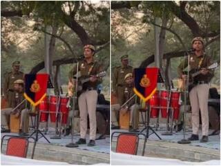 Video: दिल्ली पुलिस के जवान ने गाया 'रोके ना रुके नैना' सॉन्ग, अपनी परफॉर्मेंस से जीता सभी का दिल