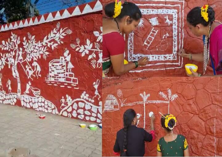 पालघरमधील सहा महिला चित्रकारांच्या मार्गदर्शनाखाली 120 महिला चित्रकरांनी औरंगाबादमध्ये जगातील सर्वात मोठं वारली चित्र साकारलं आहे.