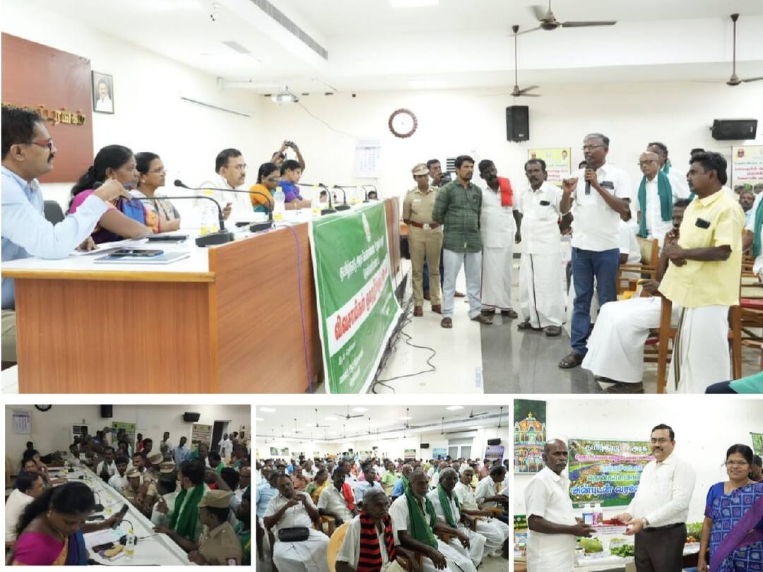 விவசாயிகள் குறைதீர்க்கும் கூட்டம் அலுவலக ரீதியிலானது.. செய்தியாளர்கள் வேண்டாம்.. கடுகடுத்த ஆட்சியர் Farmer redressal meeting is official based journalists walk out Thenkasi Collector says விவசாயிகள் குறைதீர்க்கும் கூட்டம் அலுவலக ரீதியிலானது.. செய்தியாளர்கள் வேண்டாம்.. கடுகடுத்த ஆட்சியர்